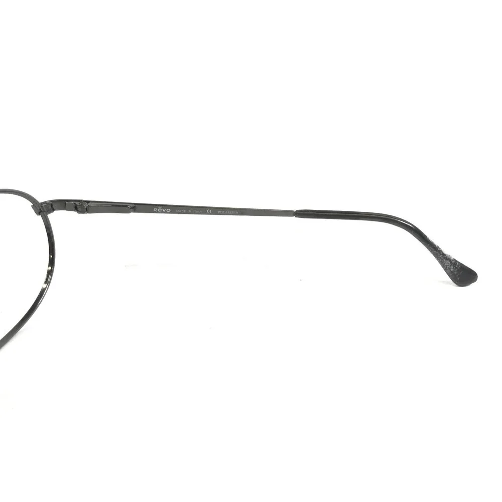 REVO Eyeglasses Frames RE3004 080/63 Gunmetal Oval Wire Rim 58-17-130
